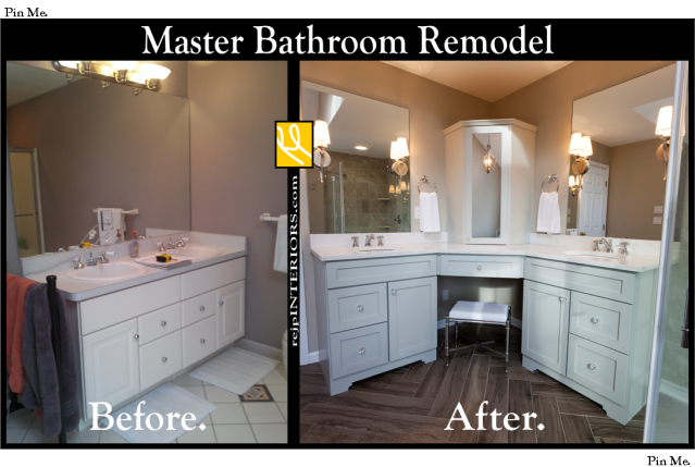 Rustic yet Elegant Master Bathroom Remodel